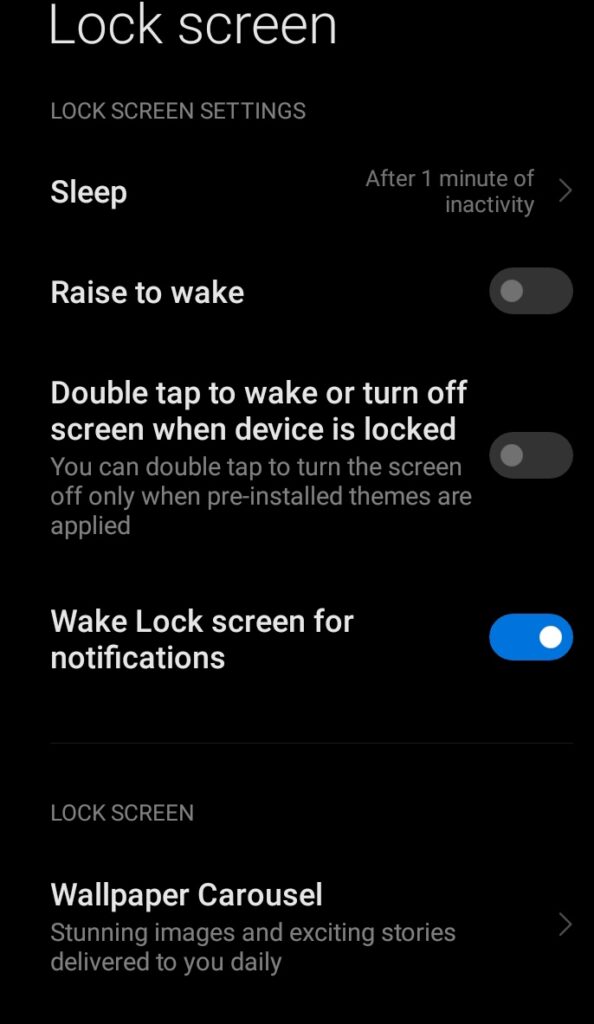 Keep an eye on the information shared on the Lock Screen
