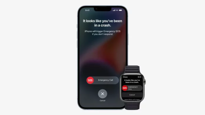 iPhone 14 and Apple Watch Accident Detection feature